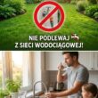 Apel o ograniczenie poboru wody  wodociągowej w celu podlewania zieleni!!!!!